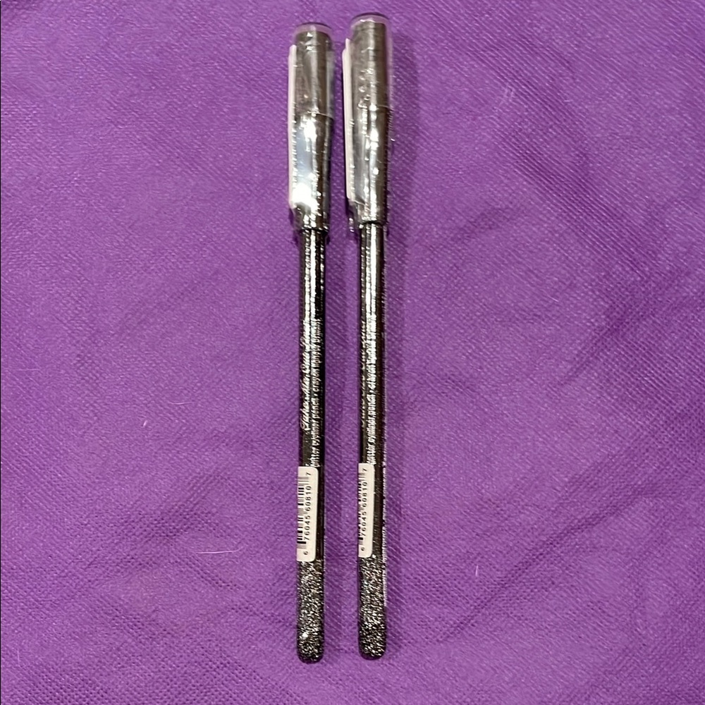 Silver and Black Eyeliner Pencils